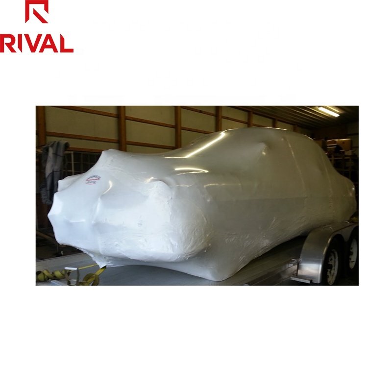 LDPE 40ft X 100ft 10MIL PE White Shrink Wrap for Covering Heavy Machinery Boat,Car ,Building ,Equipments