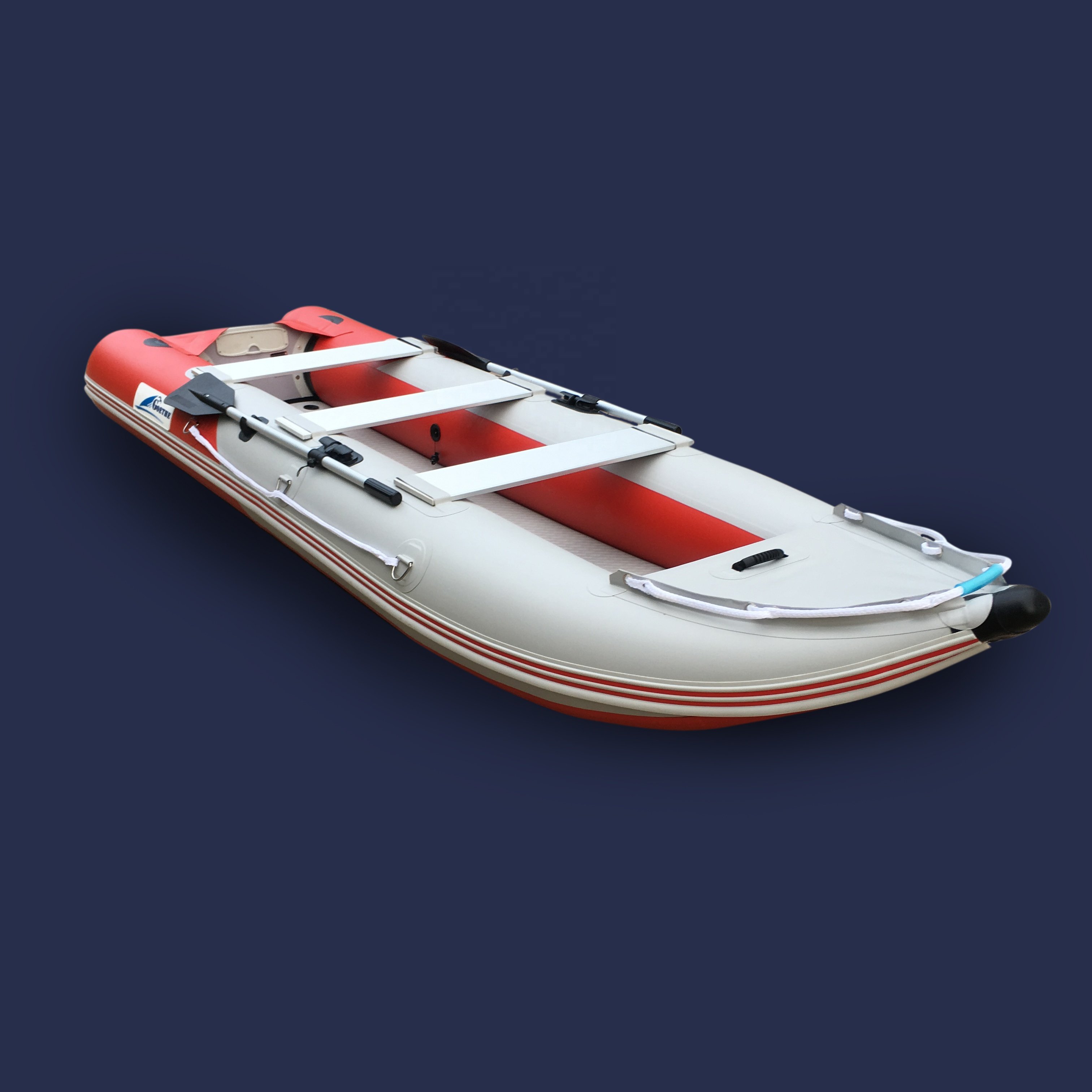 Goethe Goboat GTK410 13.5ft Innovation Fishing Inflatable Kayak 2 Person Fishing Camping Inflatable Boat Fishing Kayak
