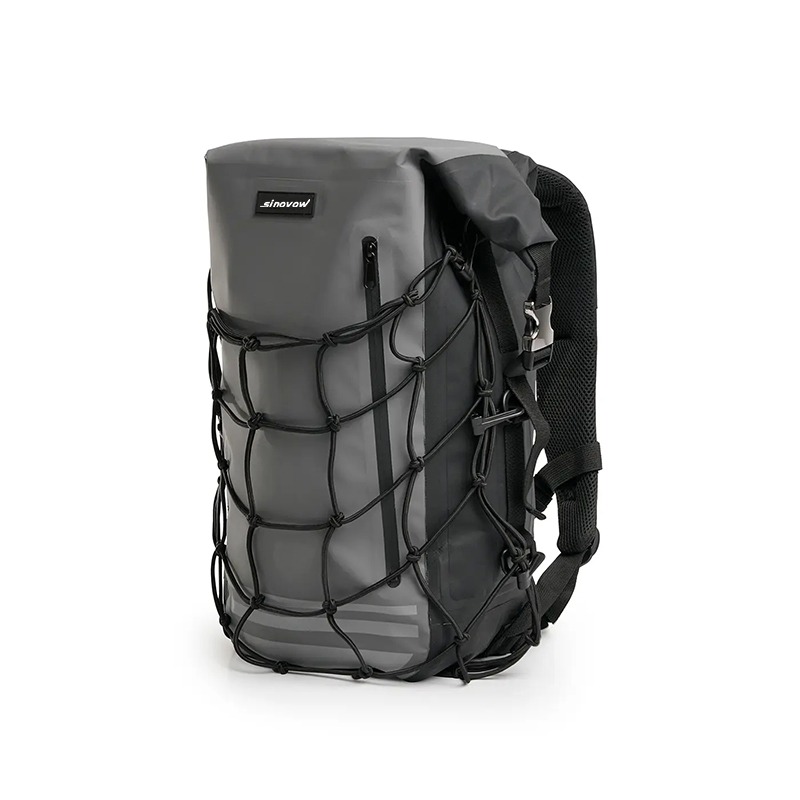 30l Rolltop Backpack Waterproof Motorcycle Backpack With Detachable Laptop Cover