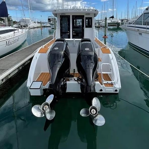 9m High Speed Fishing Boat Luxury Aluminum Yacht for Sale