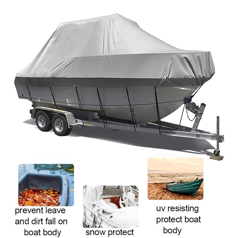Factory Price High Quality Waterproof UV Protected Boat Cover Snow Rain Hail Protect Boat Cover