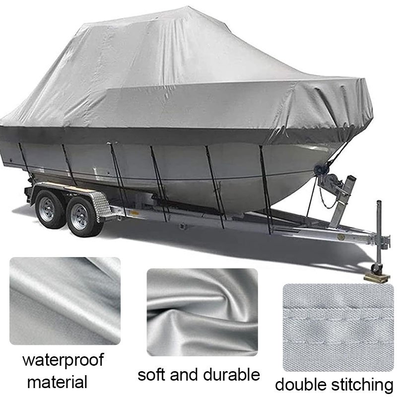 Factory Price High Quality Waterproof UV Protected Boat Cover Snow Rain Hail Protect Boat Cover
