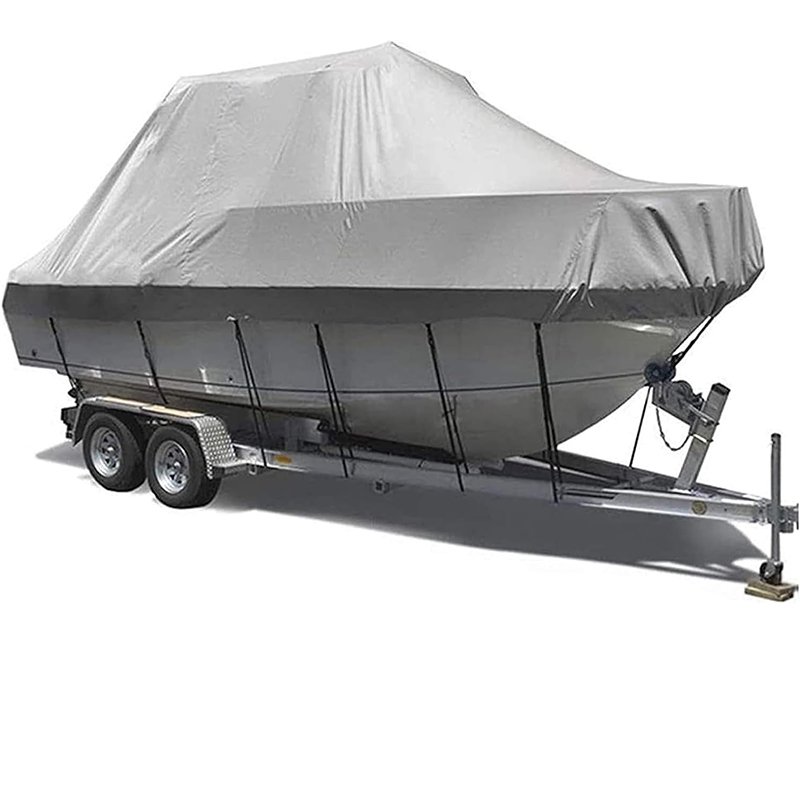 Factory Price High Quality Waterproof UV Protected Boat Cover Snow Rain Hail Protect Boat Cover
