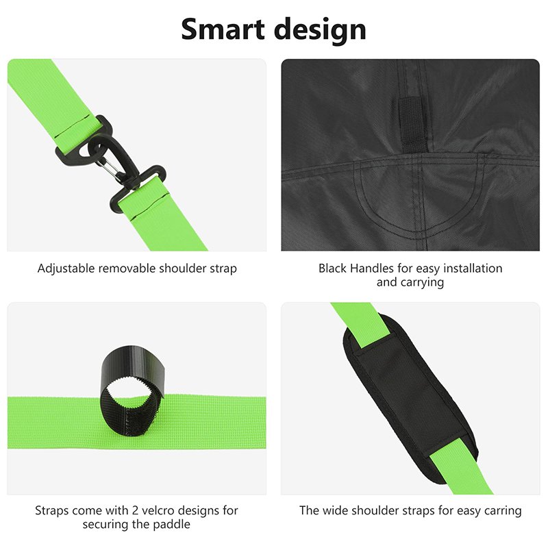 Custom 600d Oxford Cloth Kayak Cover, Upgraded Fully Wrapped Thickened Waterproof Canoe Cover for Indoor and Outdoor Use