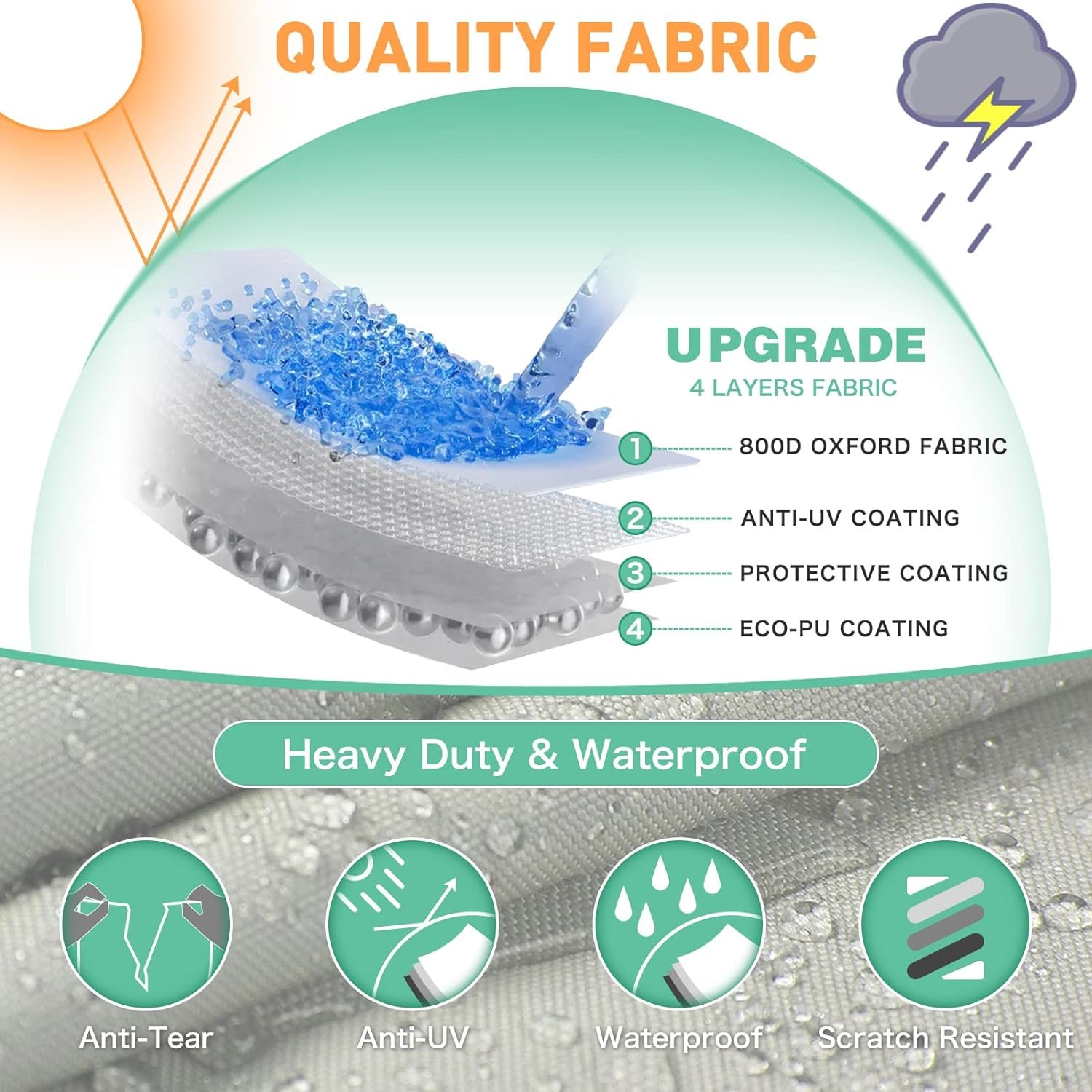 Heavy Duty Waterproof and UV Proof V-shaped Boat Cover 600D Oxford Cloth Boat Cover Machine General Yacht Cover