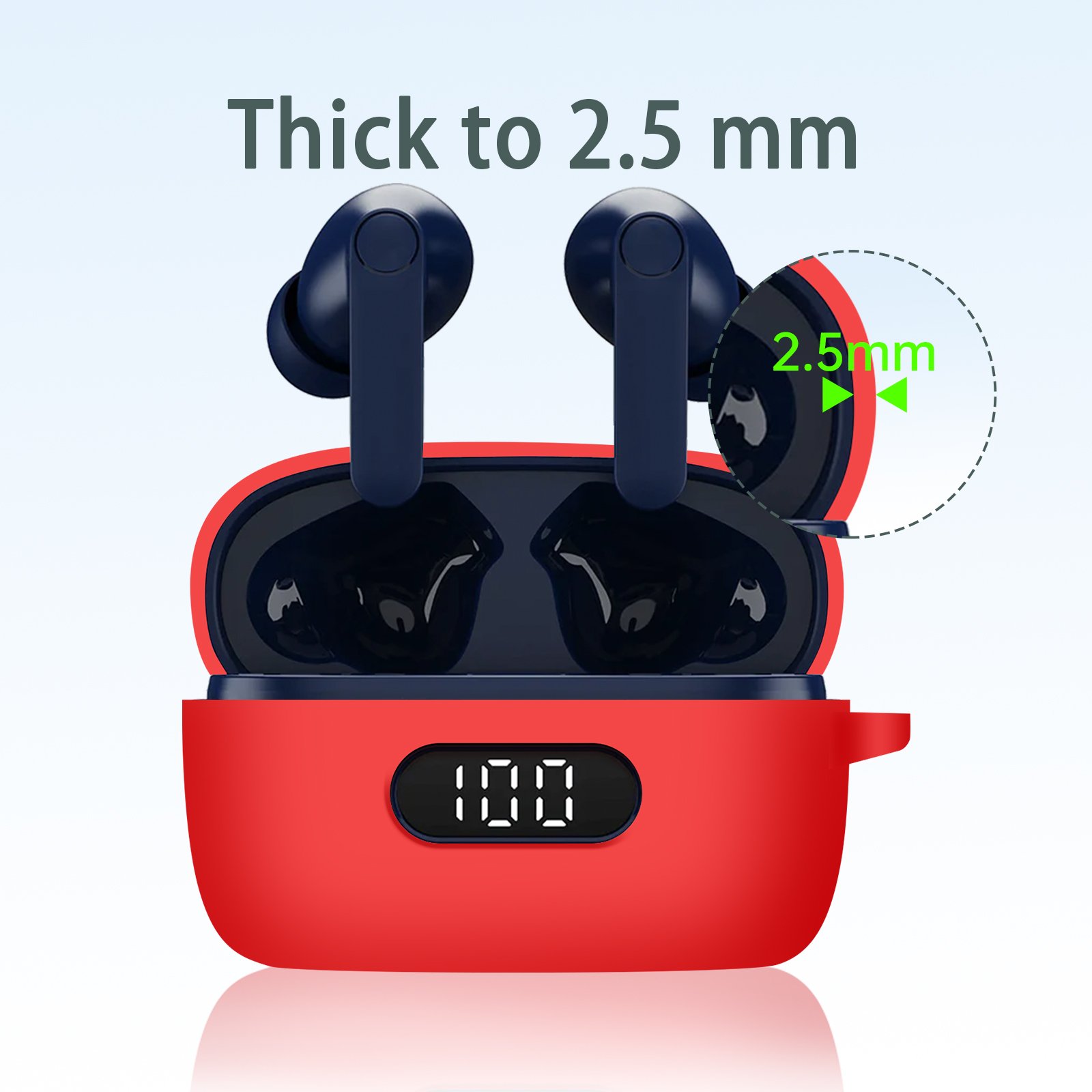 Factory Sale Suitable for Boat Airdopes 121 Pro Cover Silicone Earphone Protective Case Shockproof With Hook