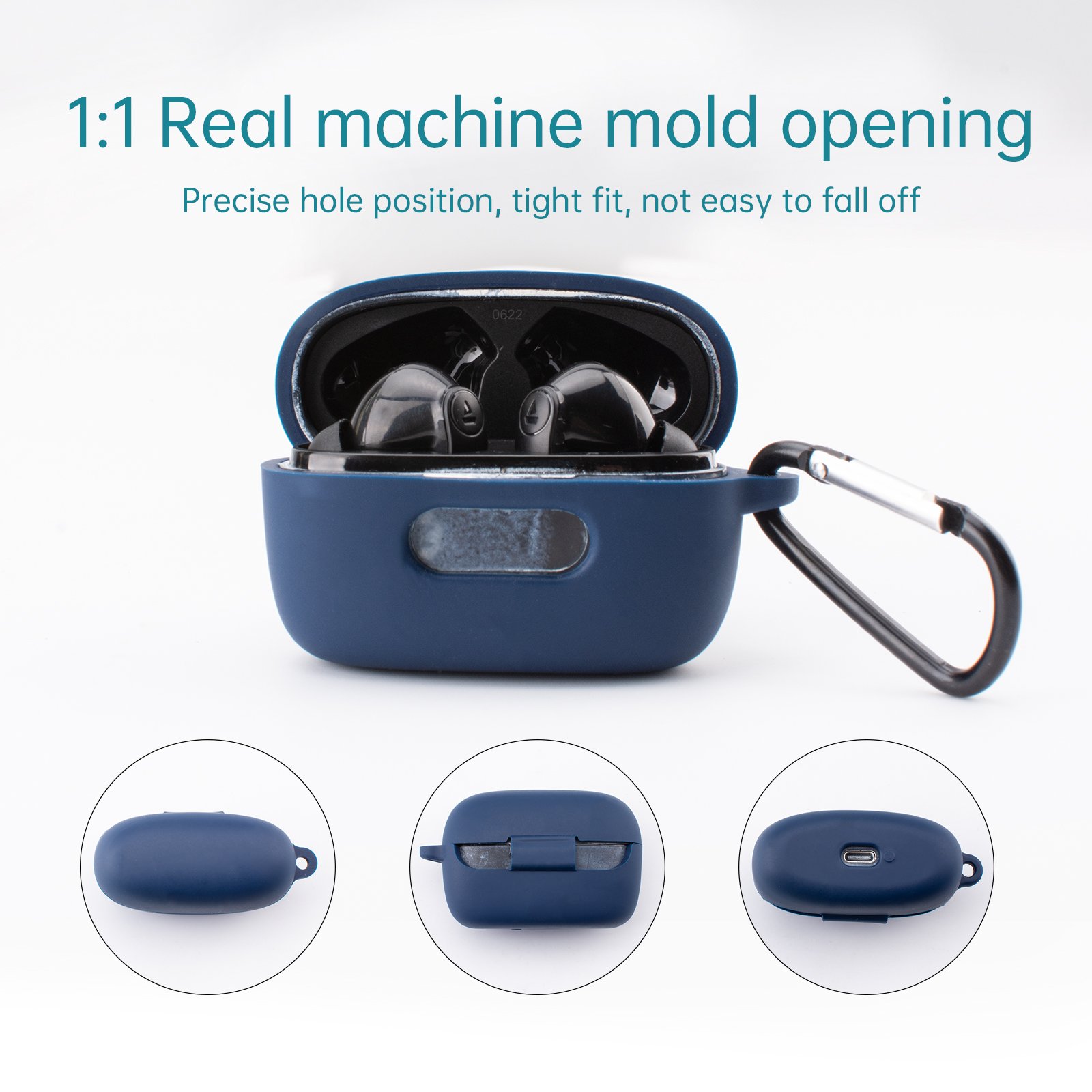 Factory Sale Suitable for Boat Airdopes 121 Pro Cover Silicone Earphone Protective Case Shockproof With Hook