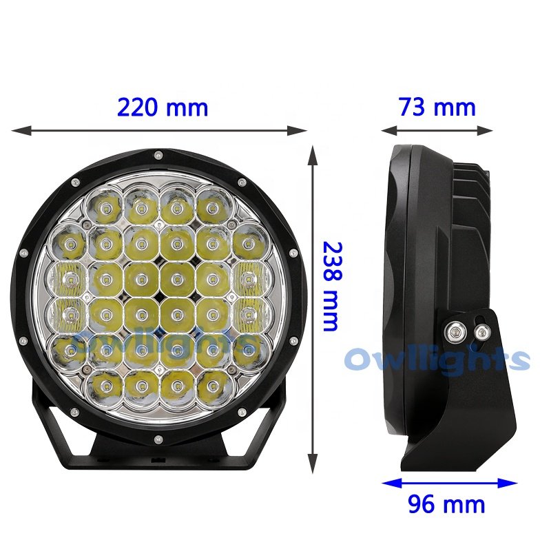 Super Bright 12V 24V 160w Spot Combo Beam Offroad 7 Inch 9 Inch Round 4x4 Car Led Driving Light