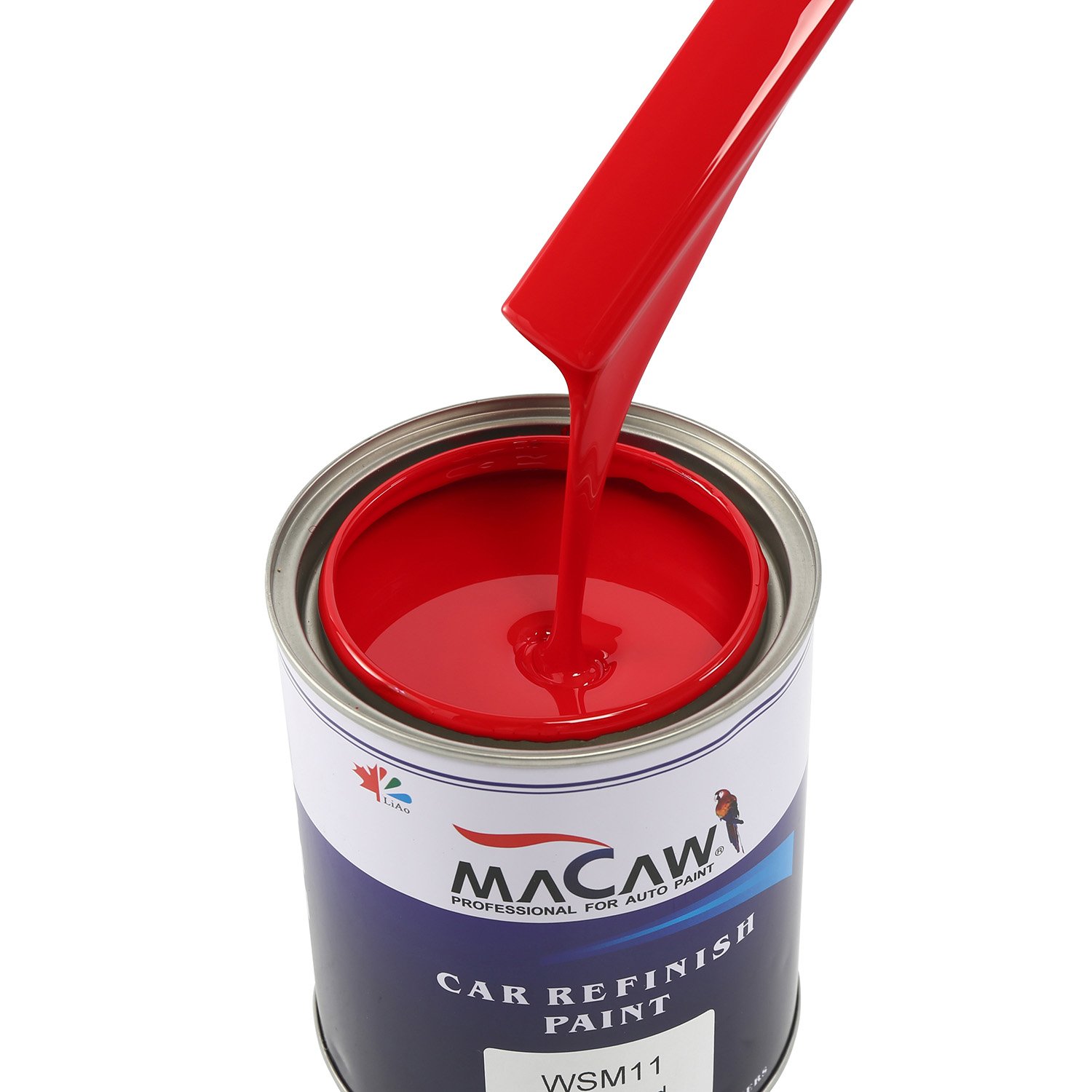 Deep Red 1K tinter binder strong cover power good adhesion and adherence car Paint