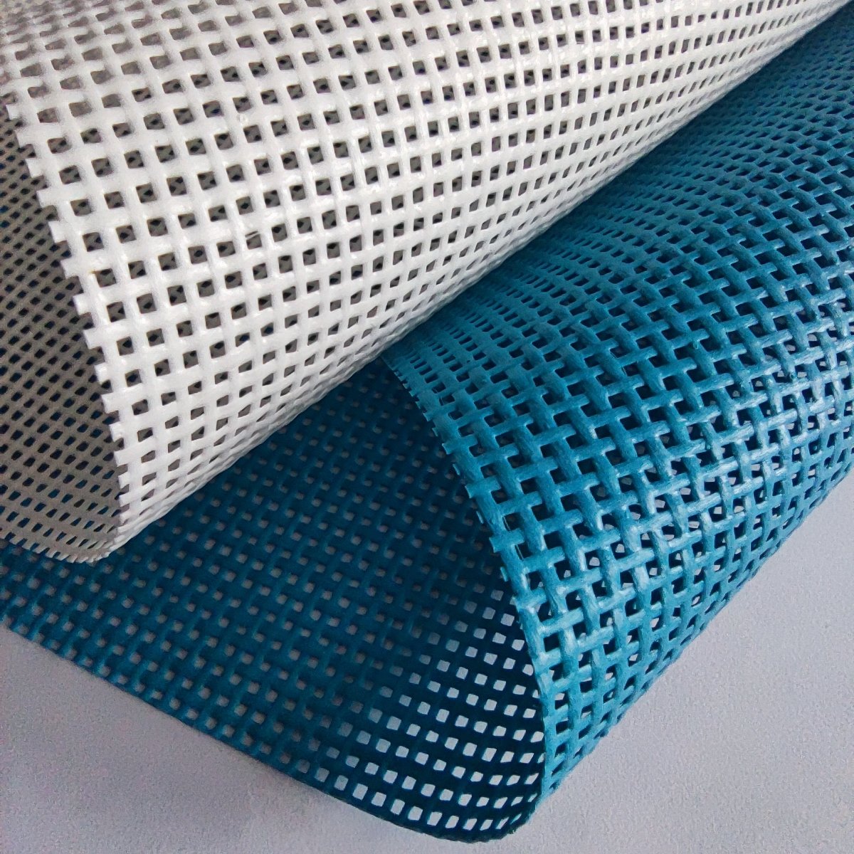 Antil-UV Color PVC Coated Polyester Mesh Fabric Heavy Duty Vinyl Pool PVC Mesh Cover Customized Size and Color PVC Mesh Fabric
