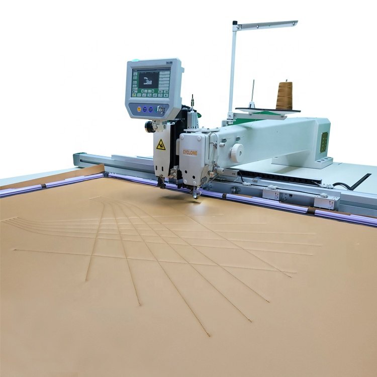 Cyclone Sewing Automatic Leather Perforation and Sewing Machine for Automotive Interior