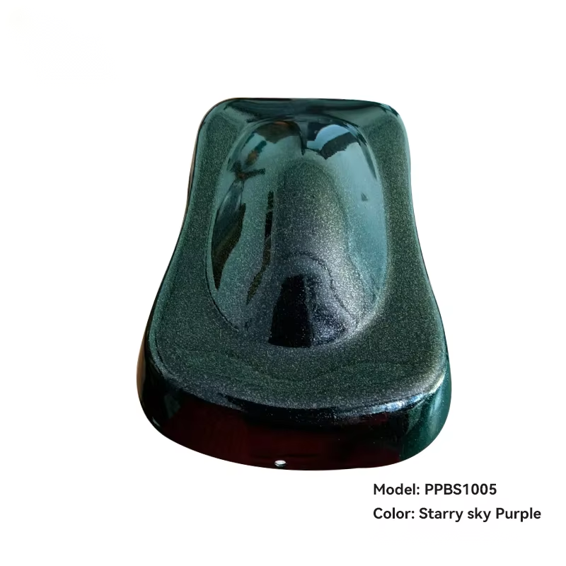 High Quality PPBS1005 Starry Sky Purple Powder Coating Corrosion Resistance Electrostatic Paint Powder Coating