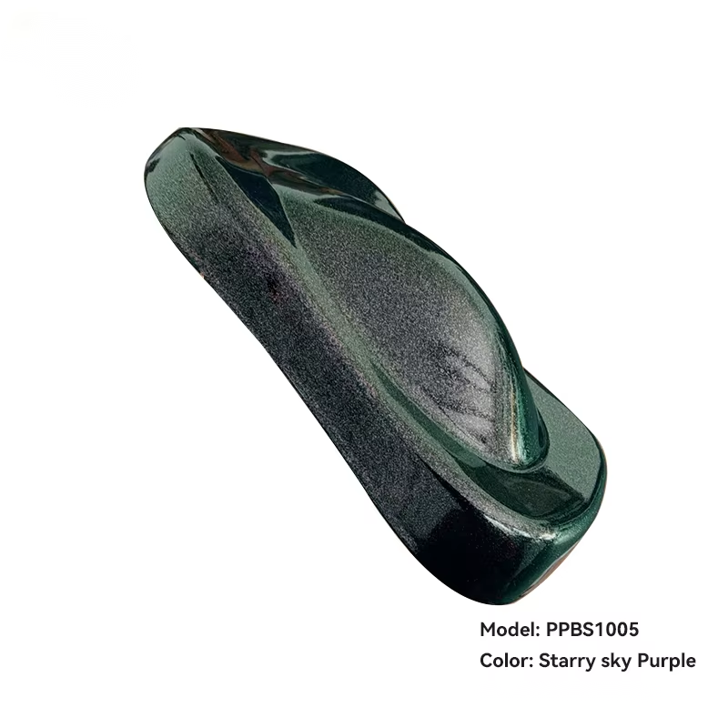 High Quality PPBS1005 Starry Sky Purple Powder Coating Corrosion Resistance Electrostatic Paint Powder Coating