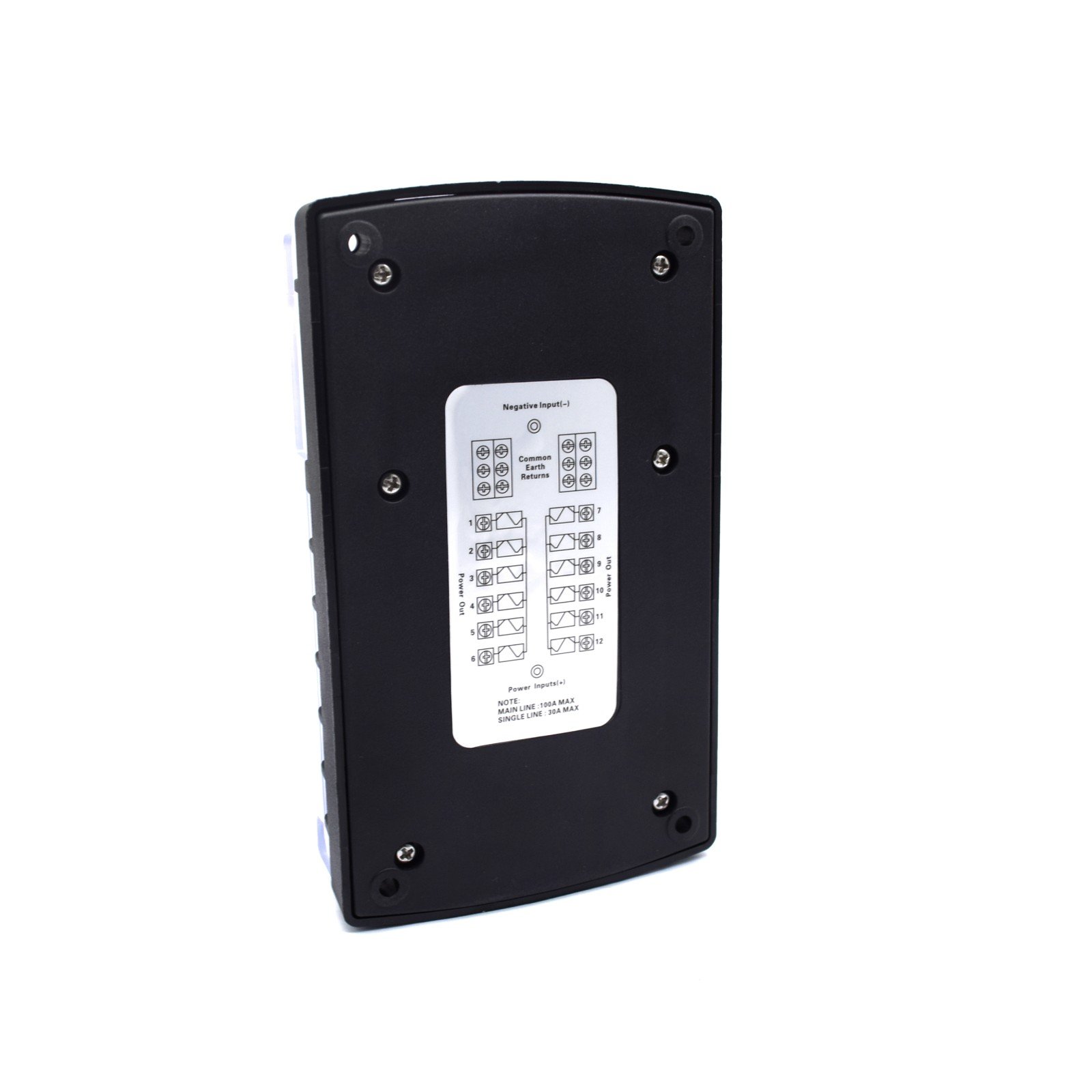 12 Way Fuse Block with LED Light High Cover Twist Switch