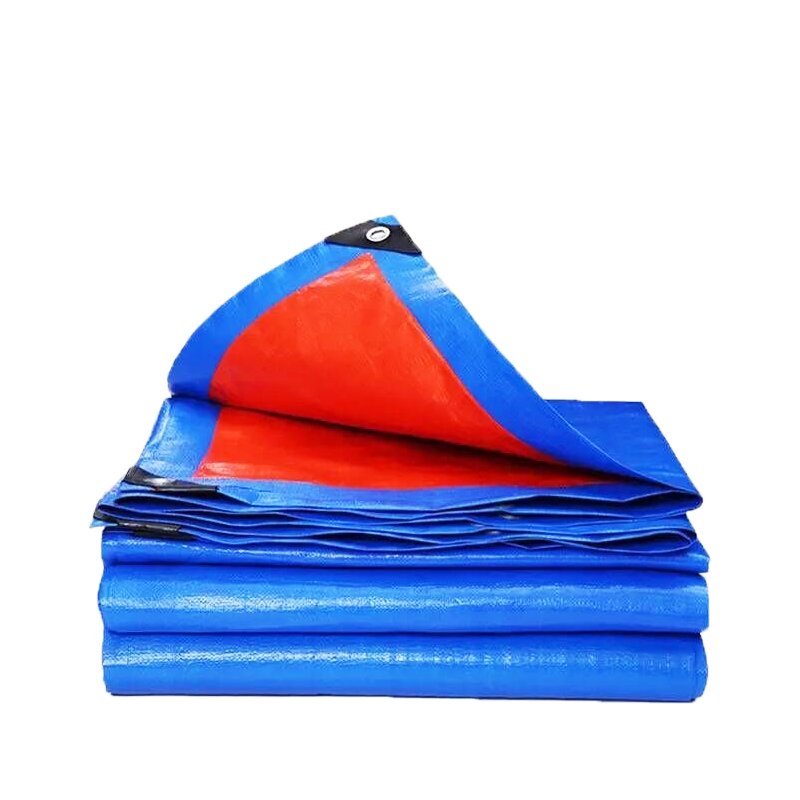 Hot Sale Blue Orange Waterproofing Pe Sheet Tarpaulin Used for Cover Trucks/Cars/Boats