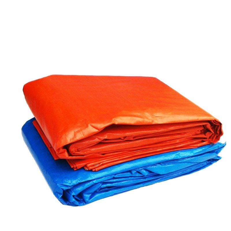 Hot Sale Blue Orange Waterproofing Pe Sheet Tarpaulin Used for Cover Trucks/Cars/Boats