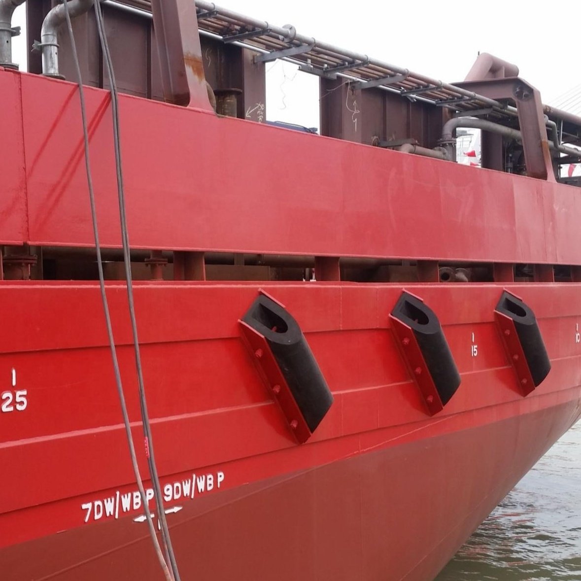 Boat D Type Marine Rubber Fender for Ship Dock and Wharf Bumper Seal Strip