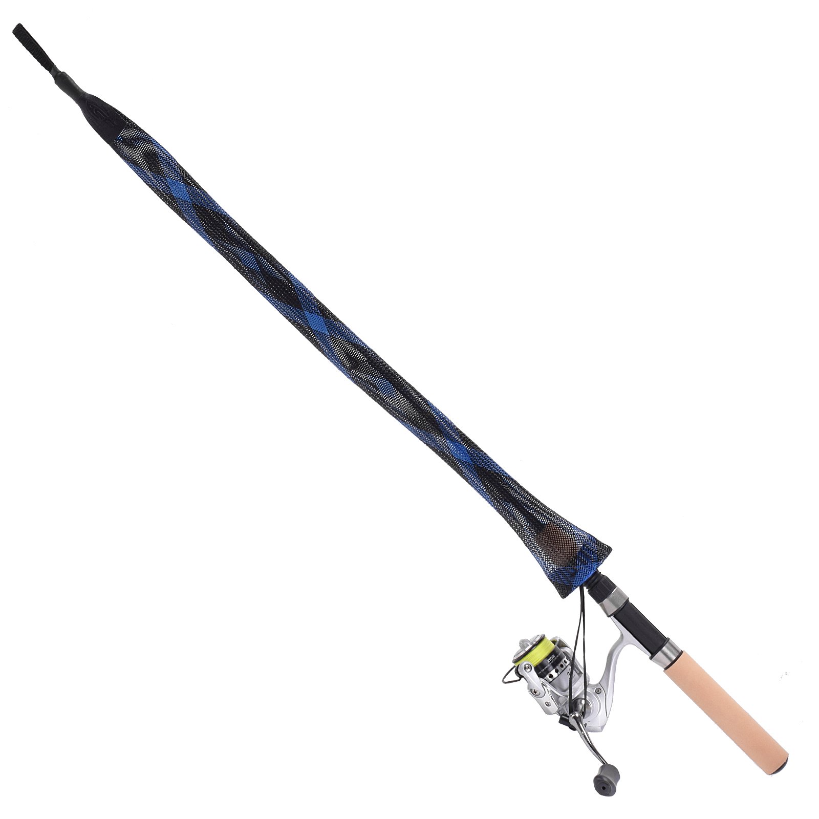 Ice Fishing Rod Socks Braided Mesh Rod Sleeve Cover 3PCS/Pack