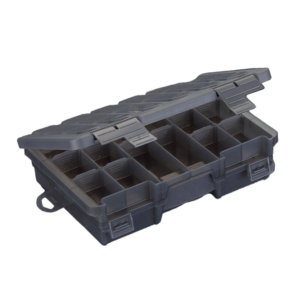 Two-tier Tackle Box Adjustable Divider Create More Compartments Fishing Tools Lure Box Semi Transparent Cover Utility Tackle Box