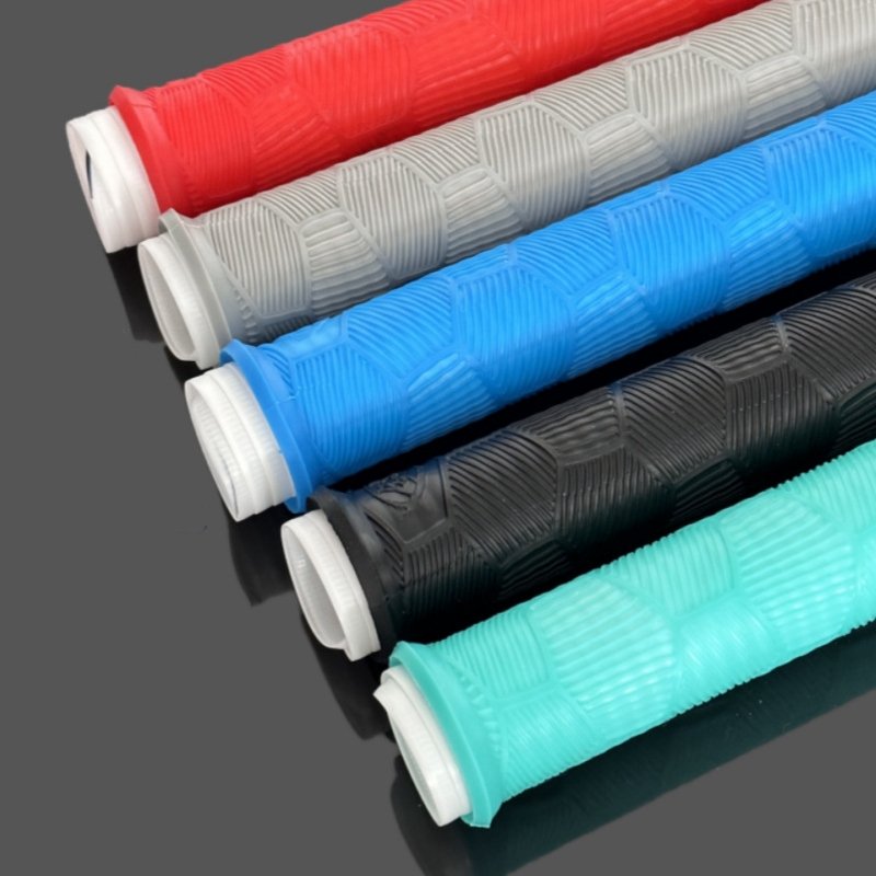 Silicone Fishing Rod Cover Sleeve Protector Bag Case Protection Tackle Accessories Padded Wrap Storage Durable Waterproof Gear
