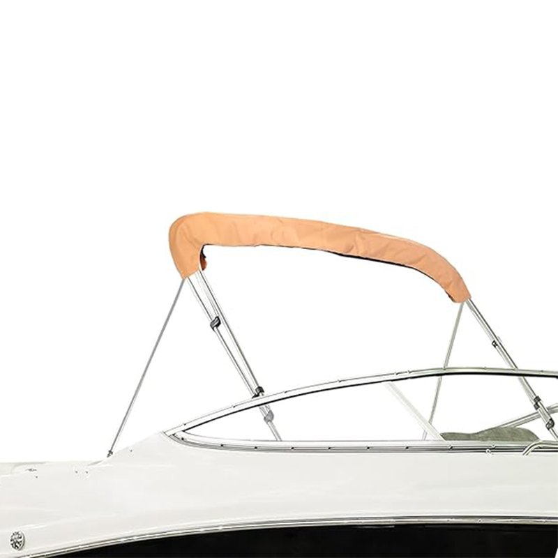 Marine Grade 600D Polyester Aluminum Bimini Top Boat Tent Top Cover UV Protection Bimini Top for Boat