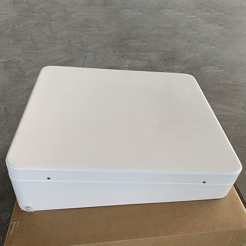 High Quality FRP Fiberglass square Composite Empty Radome Box Antenna radar Sea Boat Starlink Radome Cover