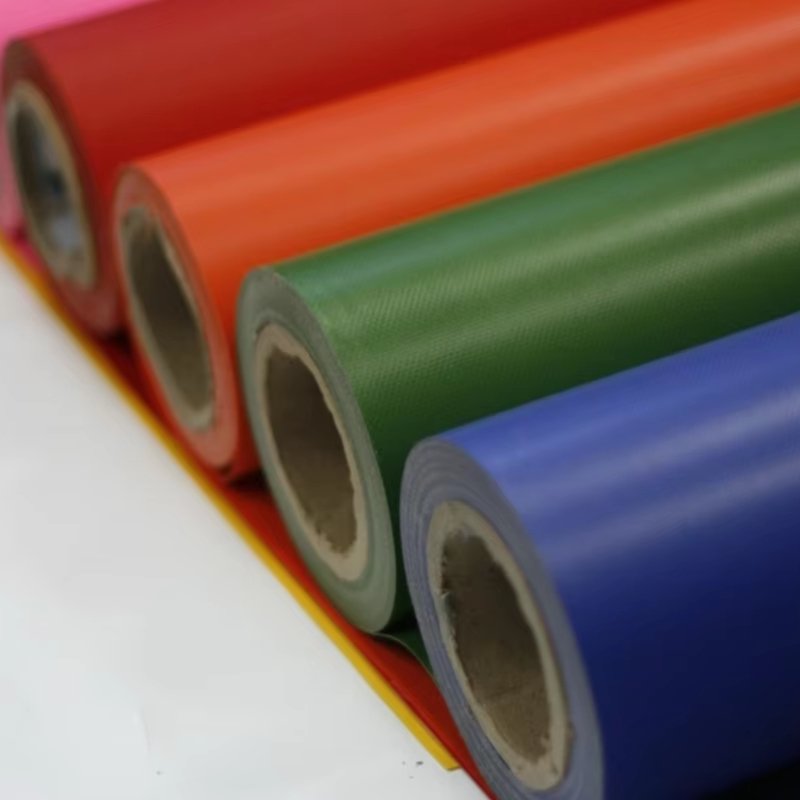 Awning Canvas Heavy Duty Waterproof Lona PVC Coated Membrane Structures Fabric Tarpaulin Truck Cover Tarps Roll