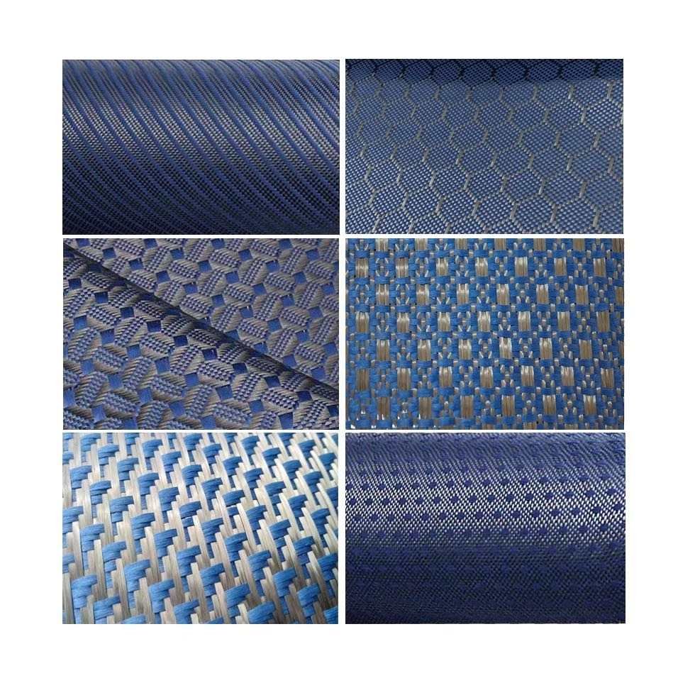 High Quality Custom Carbon Fiber Cloth Aramid Carbon Fiber Blend Fabric