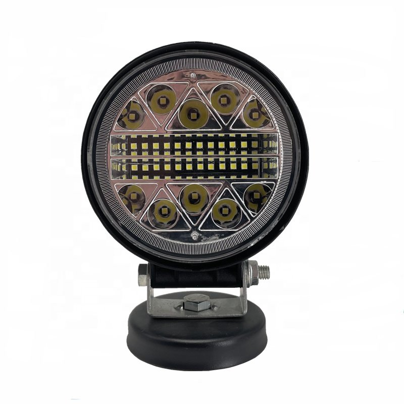 Offroad 4 Inch Round 102W Automobile LED Work Light 4x4 Headlight Driving Lamp for Car SUV Jeep Truck Tractor Boat