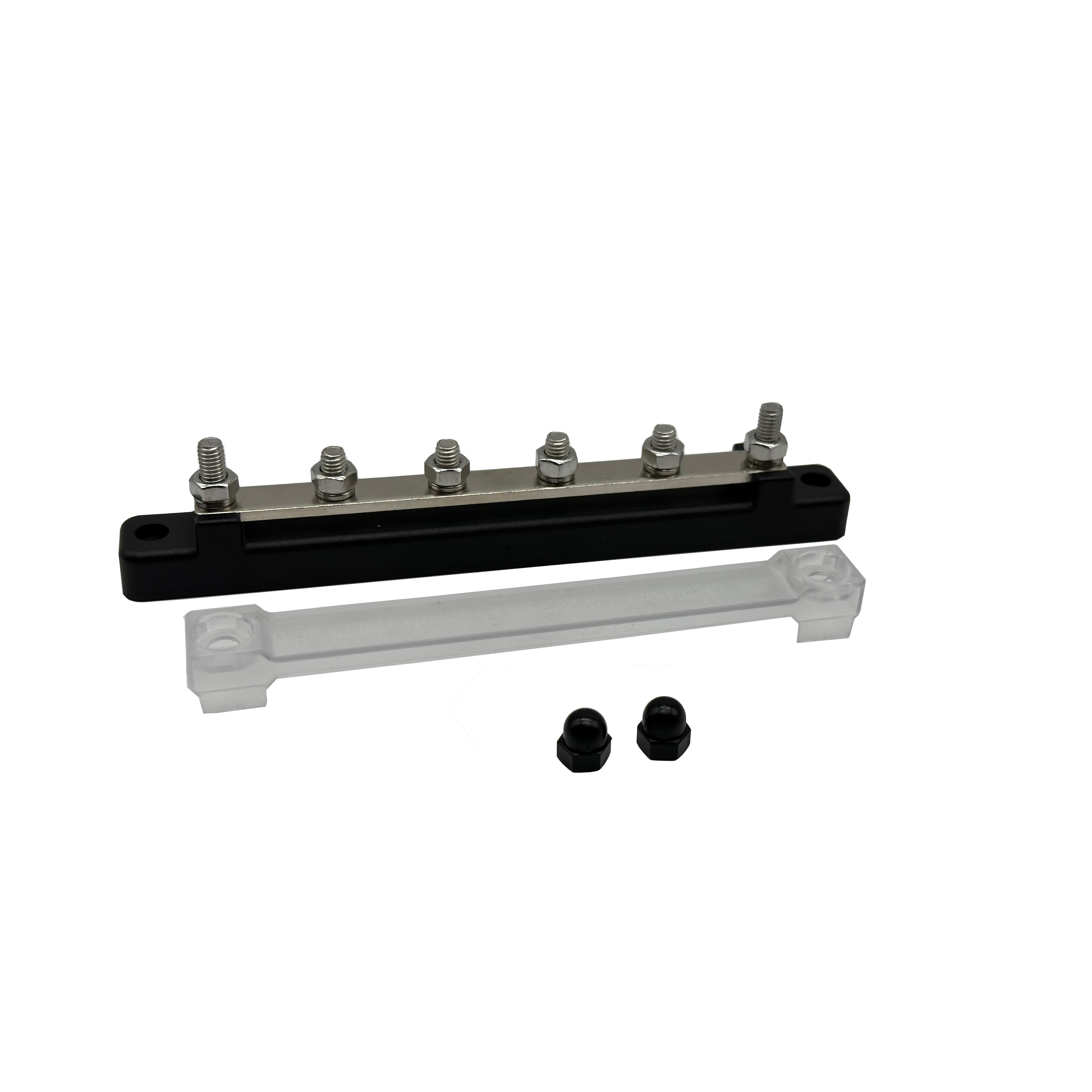 Good Price 6 Way Terminal DC Bus bar Terminal Ground Power Distribution Terminal Block Bus Bar with Cover