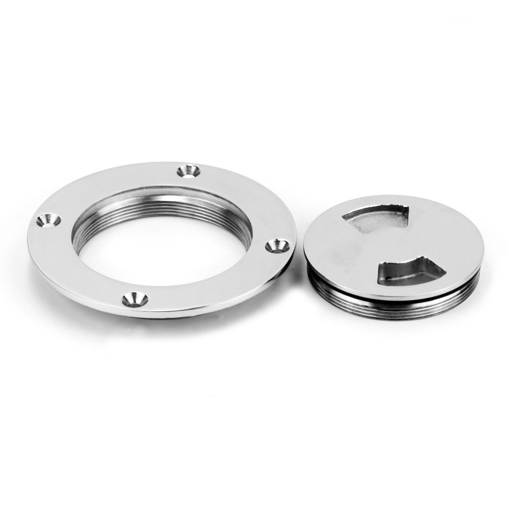 Stainless Steel 316 Marine Hardware Kayak Deck Plate Covers Kit Boat Floor Access Panel Deck Inspection Hatch Ports