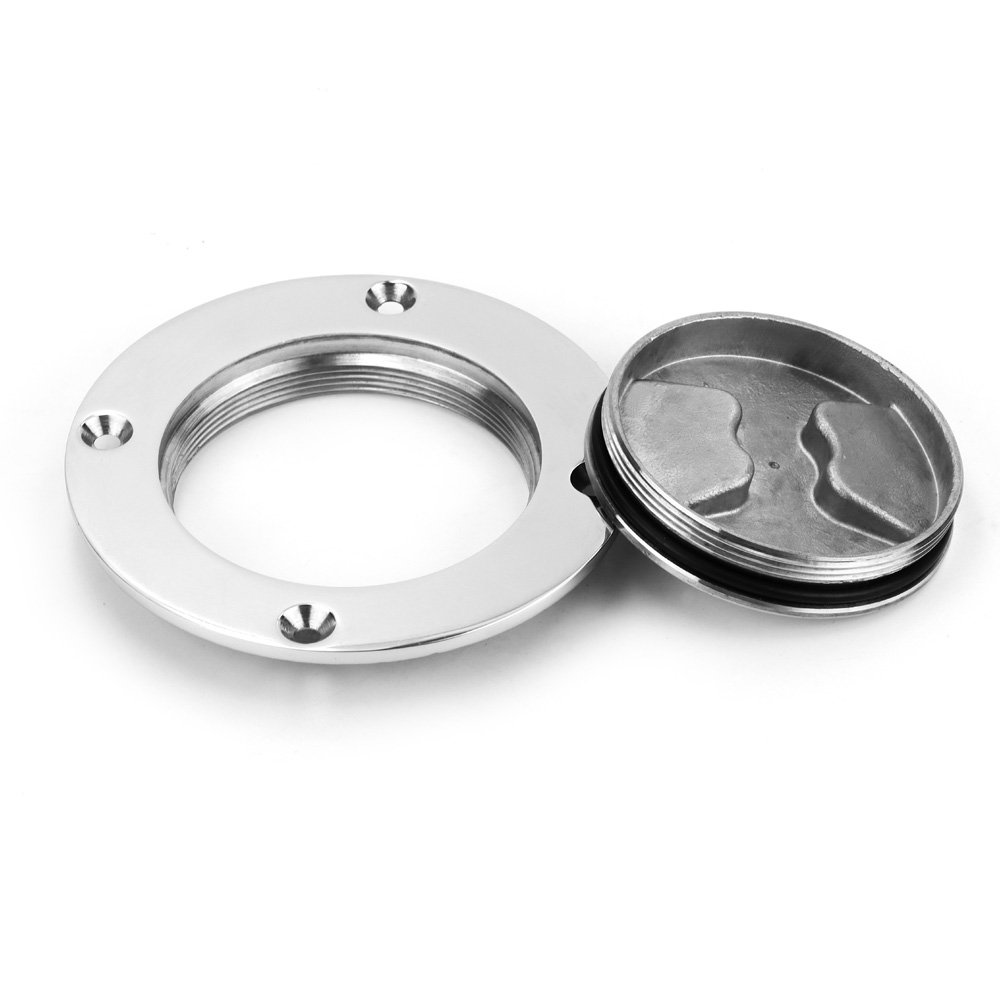 Stainless Steel 316 Marine Hardware Kayak Deck Plate Covers Kit Boat Floor Access Panel Deck Inspection Hatch Ports