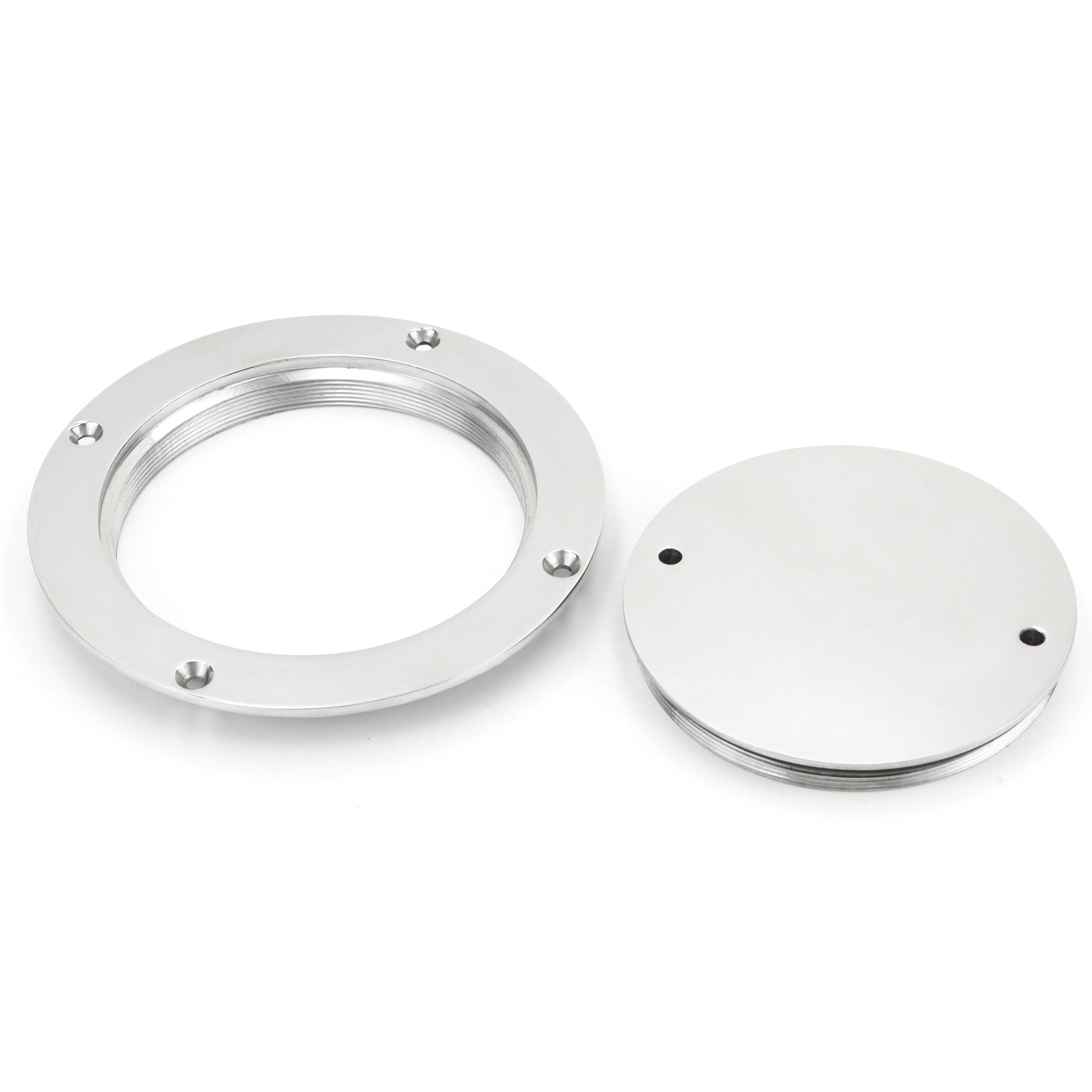 Stainless Steel 316 Marine Hardware Kayak Deck Plate Covers Kit Boat Floor Access Panel Deck Inspection Hatch Ports