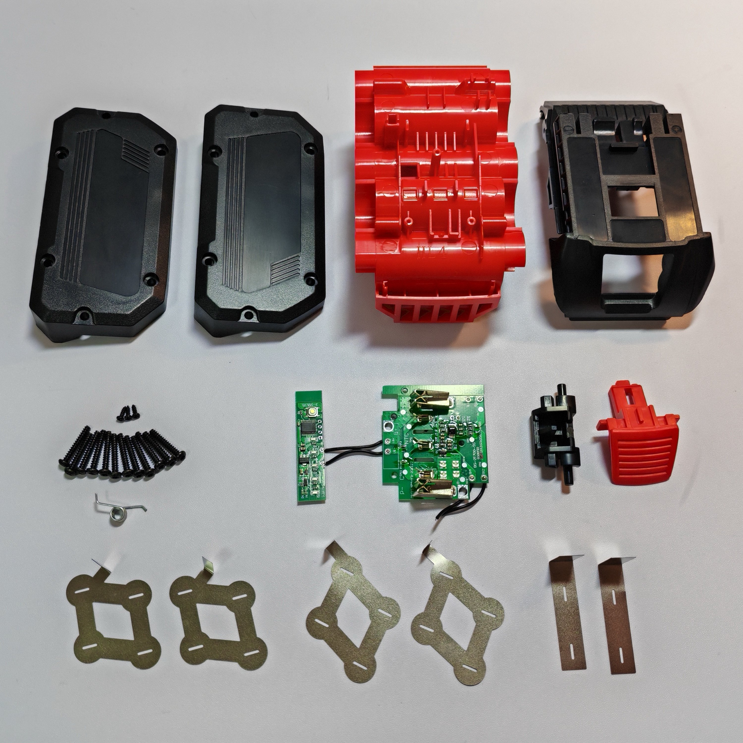 Factory Price Bos 18v 8.0ah BAT618 Plastic case Plastic Housing Plastic Cover 10 CELL 21700 18V 10.0AH BAT607B BAT614 Bms 14.4V