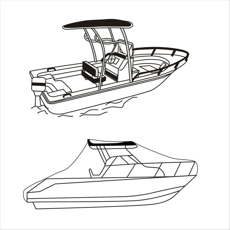 NHCX 15+ Years Bsci Certificated Factory Jumbo Boat Cover T-Top Boat Cover