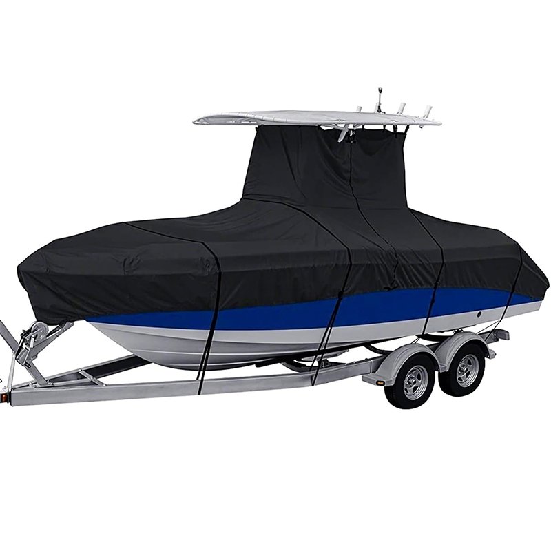 Wholesale Price Gray Heavy Duty Marine Grade Boat Cover Waterproof Dustproof Uv Protect Boat Cover