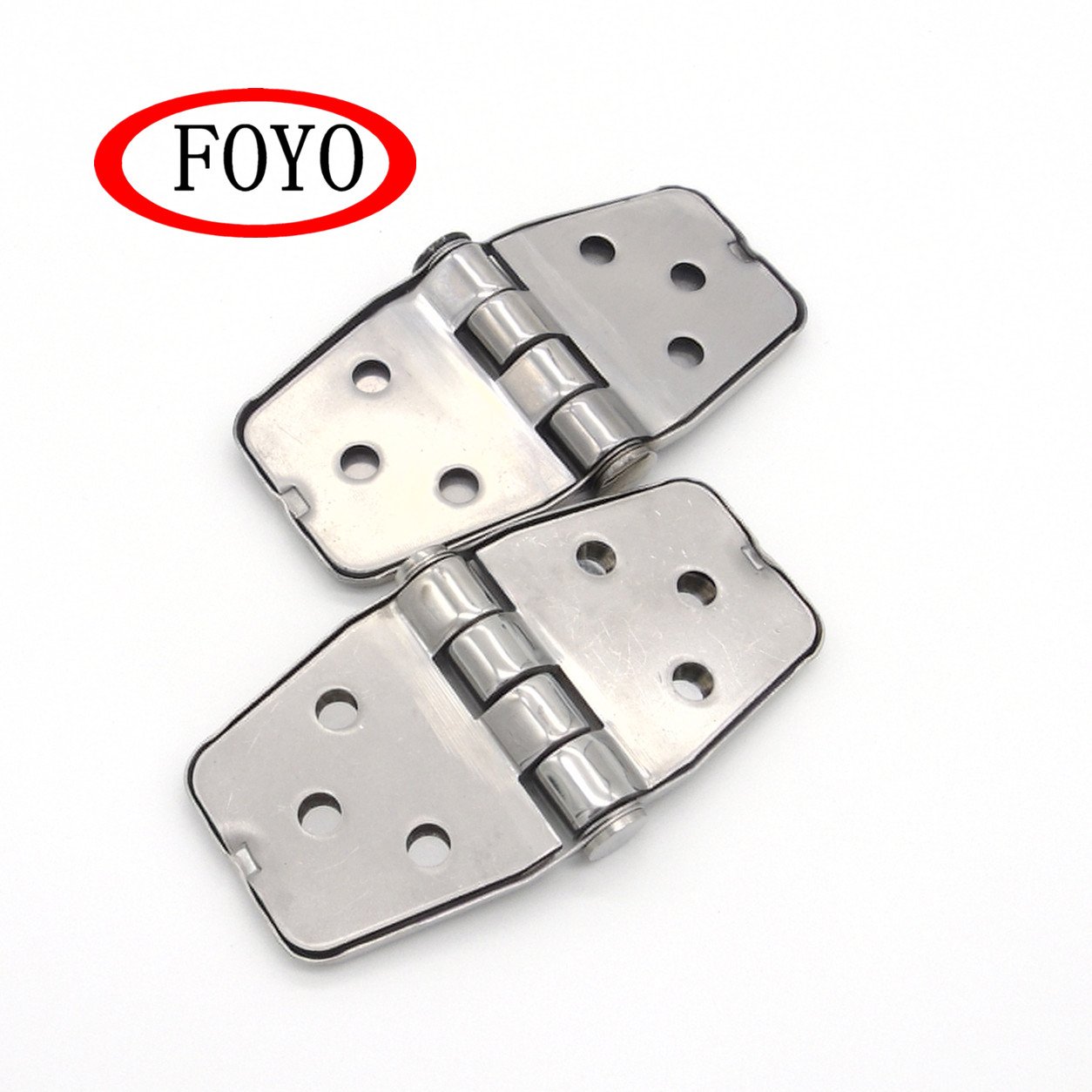 FOYO Brand 37 X 56mm 316 Stainless Steel Hinges With Covers to Conceal Screws Marine Boat Hinges With Factory Price