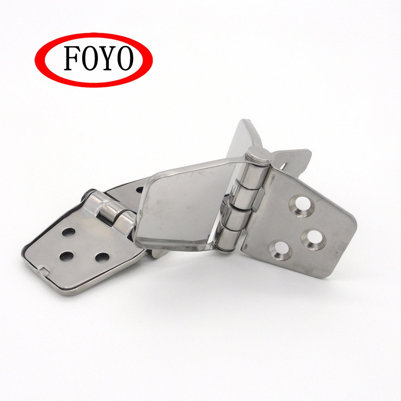 FOYO Brand 37 X 56mm 316 Stainless Steel Hinges With Covers to Conceal Screws Marine Boat Hinges With Factory Price