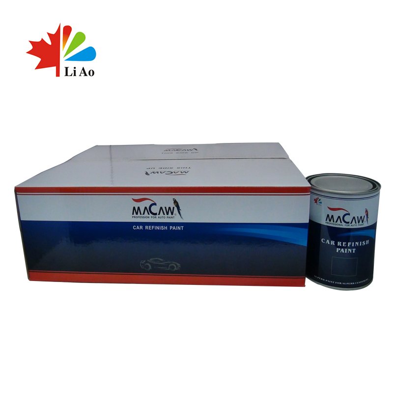 1K Acrylic Metallic Yellow Pearl Colour Macaw WSM75 Spray Car Paint Good Binder Strong Covering Power