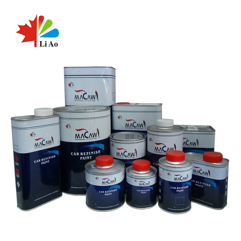 1K Acrylic Metallic Yellow Pearl Colour Macaw WSM75 Spray Car Paint Good Binder Strong Covering Power