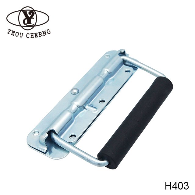 Spring Recessed Road case Hardware Handle Folding Handle Luggage Hardware Flight case Handle H403