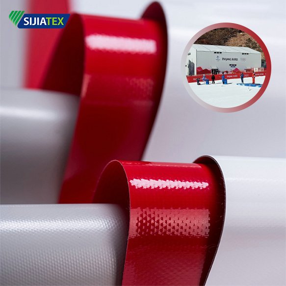 GRS PVC Tarpaulin Roll Hot Selling 450-900gsm Fire Resistant for Tent, Truck Cover, Boat Cover Fabric