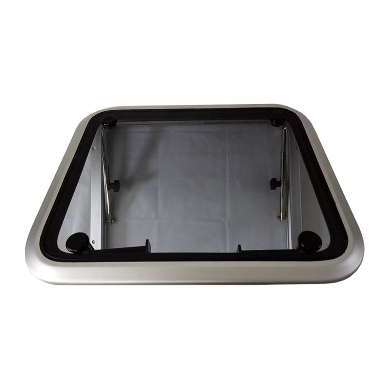 Hot Sale Customized Rectangle Marine Skylight Escape Hatch Window Aluminum Deck Hatch for Boats Yacht RV