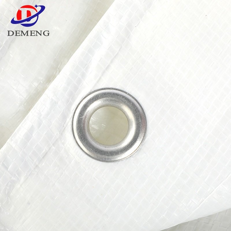 China White Color Waterproof Roofing Cover Tarpaulin Factory