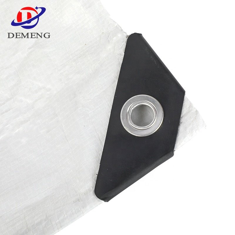 China White Color Waterproof Roofing Cover Tarpaulin Factory