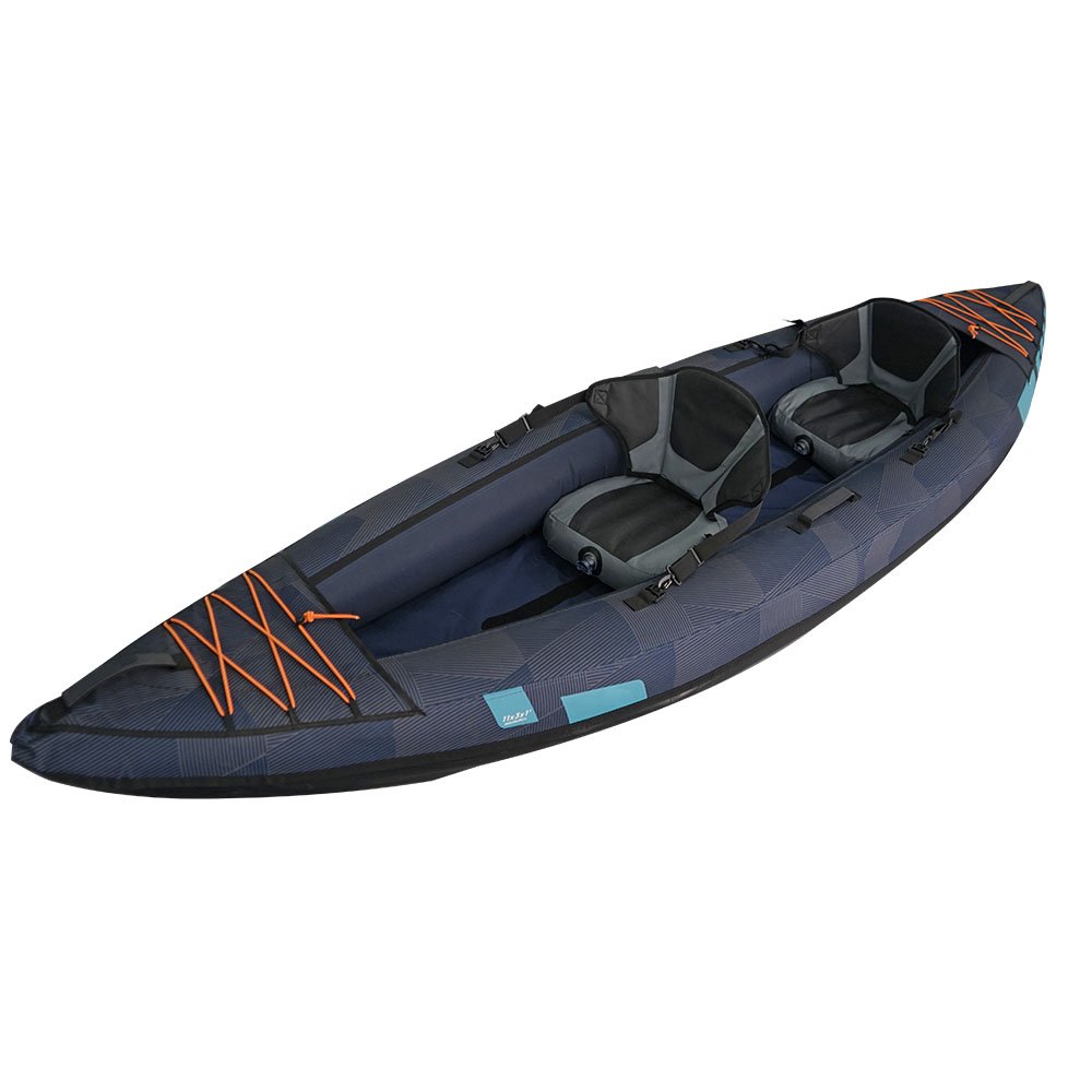 3.8M Oem Design 3 Person Stable Family Inflatable Pvc Kayak with Nylon Fabric Reinforced Cover