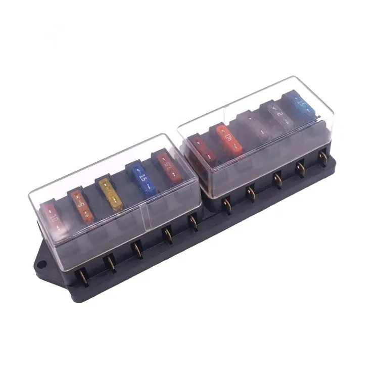 4 6 8 10 12 Way Wire Harness Blade Car Auto Fuse Block Automotive Fuse Holder Tractor Ato Blade Fuse Holder Box Manufacturer