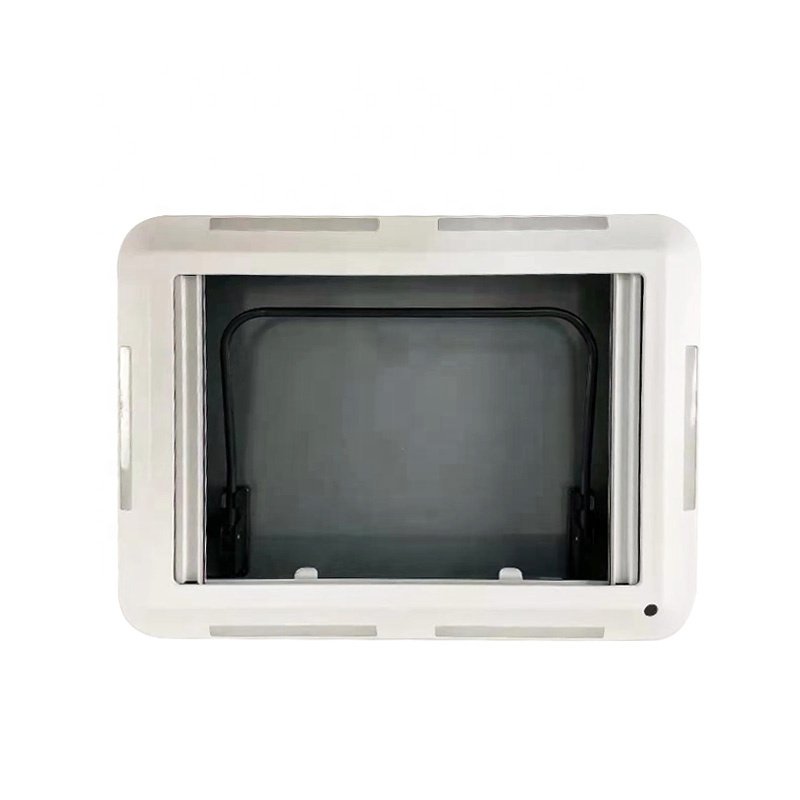 Rv Skylight Sunroof Aluminum Led Light Car Roof Window Gauze Screen Blackout Curtain