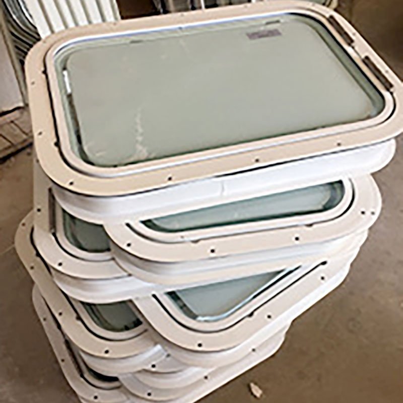 Plastic Sunroof Waterproof Replacement Durable Boats Window Rectangle Porthole Opening Practical Marine Yacht Covers