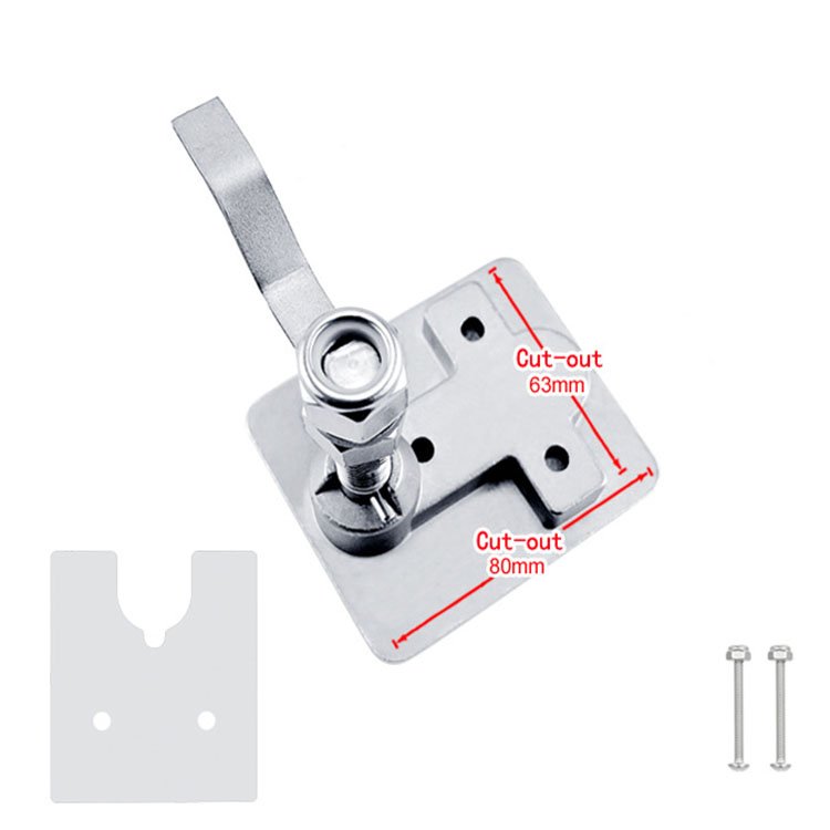 Boat Latches Stainless SteelHatch Rectangle Marine Boat Flush Pull Hatch Latch Locking Lift Handle Rectangle Deck